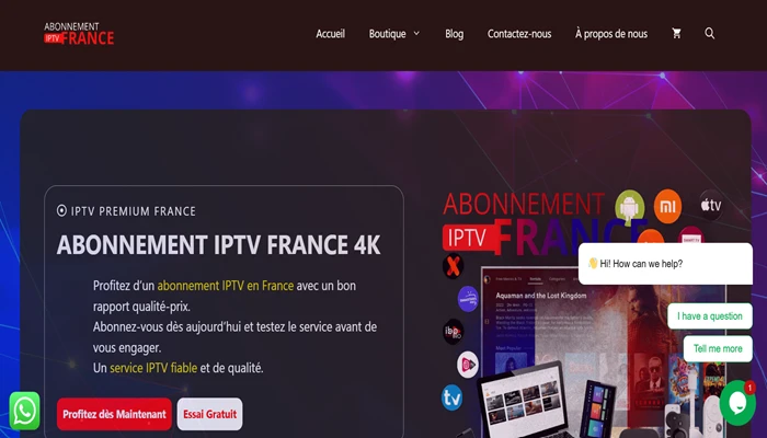 Abonnement IPTV France