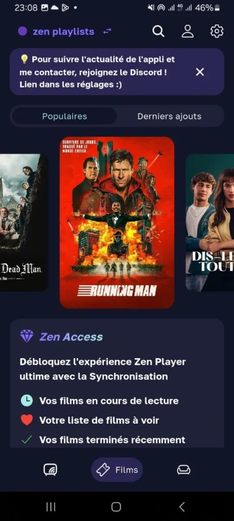 programmes et films, contenus IPTV