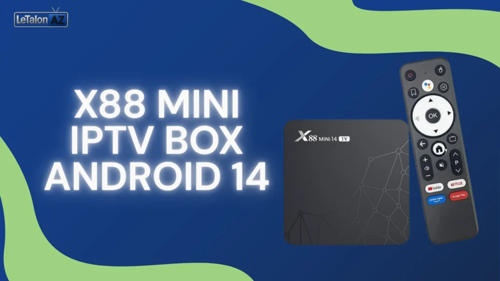 X88 Mini IPTV Box Android 14