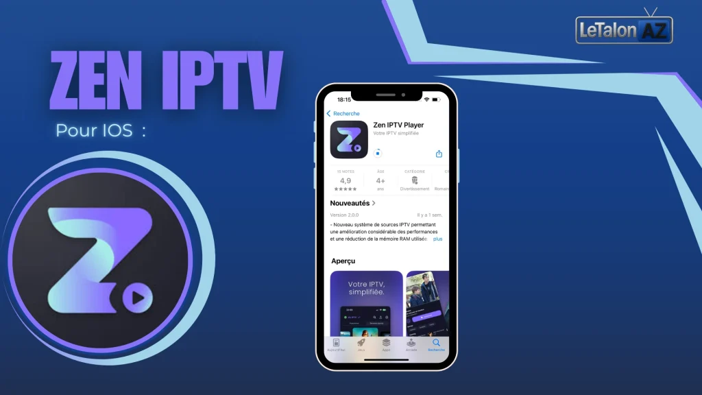 Zen IPTV pour iOS