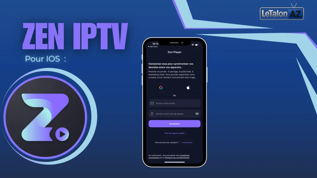 Ouvrir l'application Zen IPTV