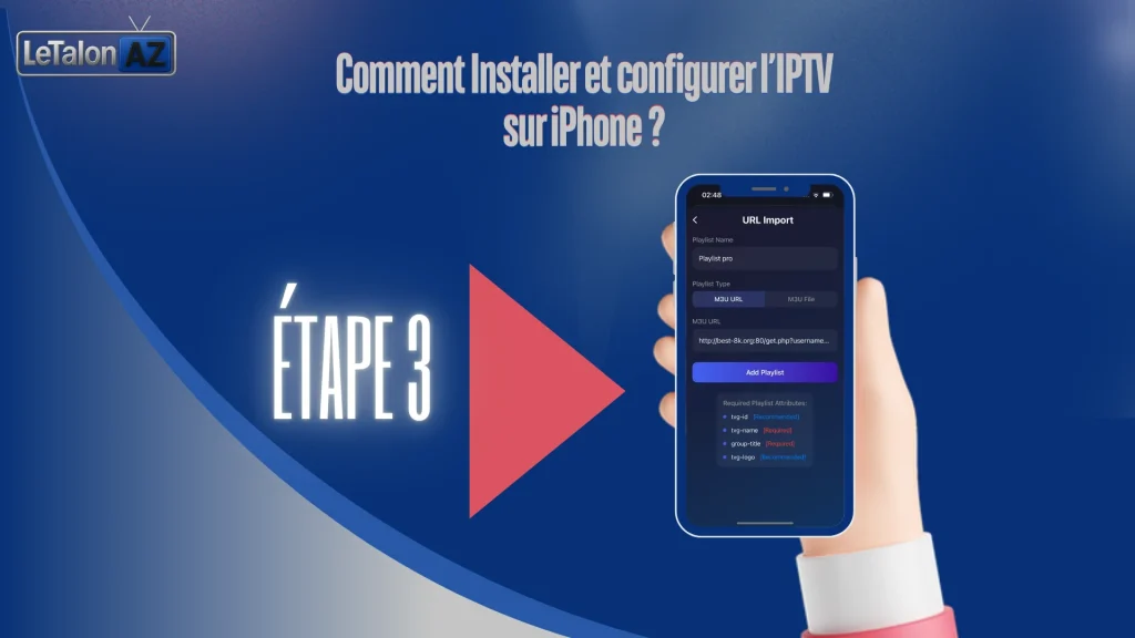 informations de playlist iptv