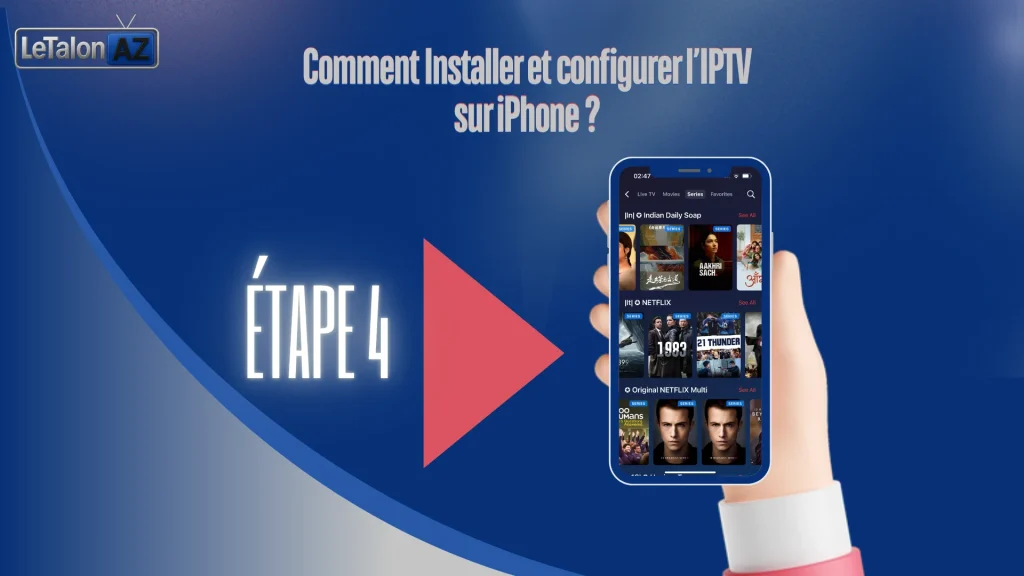 contenu iptv sur iptv smarters pro