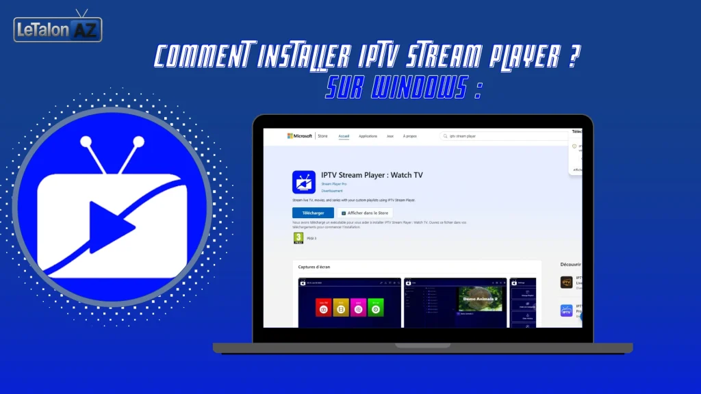iptv stream player sur windows 